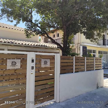 Apartmán Dimitris's & Evangelia's Loft Homes With Garden, Near Airport & Town *